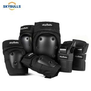 Kids Child Knee Pads Elbow Pads Skateboard Sports Black Protective Gear XS